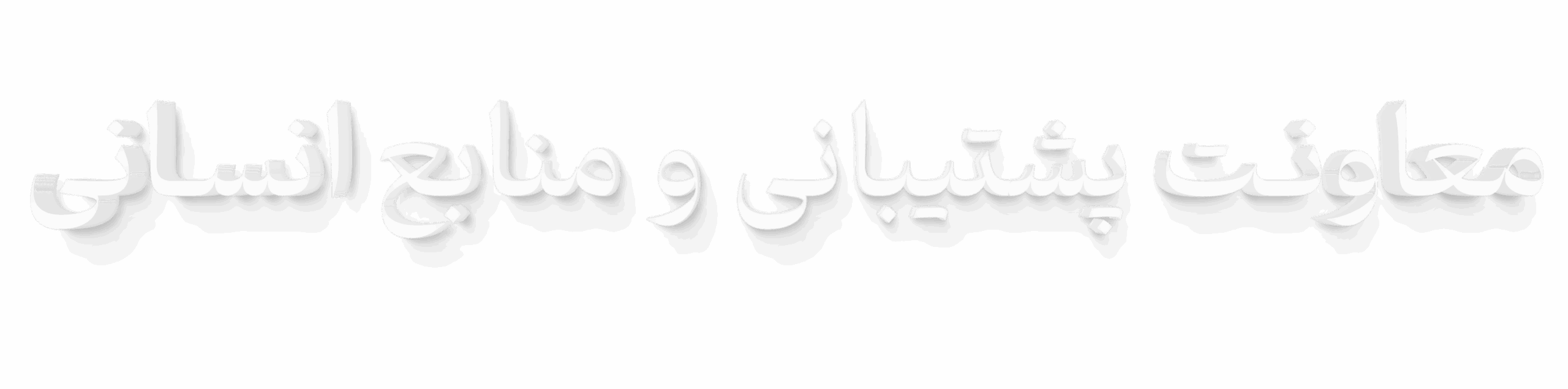 معاونت پشتیبانی و منابع انسانی